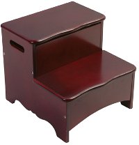 Storage Step Stool - Classic Espresso