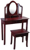 Vanity & Stool - Classic Espresso