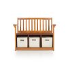 Storage Bench and Bins - Classic Mission -4