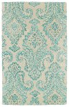5 x 8 Medium Ombre Turquoise Area Rug - Divine