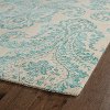 5 x 8 Medium Ombre Turquoise Area Rug - Divine-2