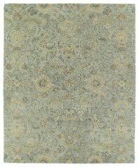 5 x 8 Medium Traditional Silver Area Rug - Helena
