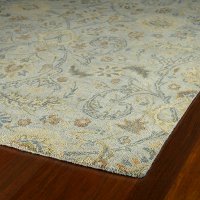 5 x 8 Medium Traditional Silver Area Rug - Helena-2