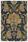7 x 9 Large Navy Blue Indoor / Outdoor Rug - Home & Porch