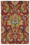7 x 9 Large Red Indoor / Outdoor Rug - Home & Porch