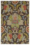 7 x 9 Large Chocolate Brown Indoor / Outdoor Rug - Home & Porch