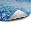 7 x 9 Large Blue Seashell Indoor-Outdoor Rug - Matira-3