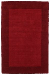 5 x 8 Medium Wool Red Area Rug - Regency
