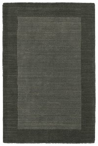 5 x 8 Medium Wool Charcoal Gray Area Rug - Regency