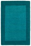 5 x 8 Medium Wool Turquoise Area Rug - Regency
