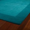 5 x 8 Medium Wool Turquoise Area Rug - Regency-2