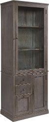 Elements Gray Apothecary Metal Cabinet