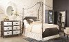 Magnolia Home Furniture Bronze Queen Iron Canopy Bed-2