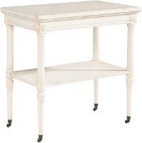 Magnolia Home Furniture French Inspired White Petite Side Table