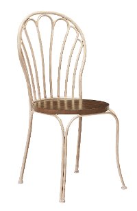 Magnolia Home Furniture French 5 Piece Round Dining Set - Antique White and Bench Brown