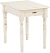 Magnolia Home Furniture Primitive White End Table