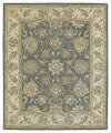 5 x 8 Medium Traditional Wool Pewter Gray Area Rug - Solomon