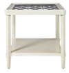 Contemporary White End Table - Sojourn