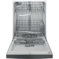 GDF520PGJBB GE Dishwasher with Front Controls - Black