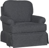 1550SG-PARADIGM/SMK Smoke Gray Swivel Glider Accent Chair - Paradigm