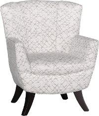 Zinc White Club Chair - Bethany