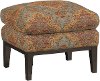 Hazelnut Serapi Sage Blue-Green Ottoman - Silas