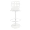 White Adjustable Bar Stool - Dune -1