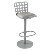 Gray Adjustable Bar Stool - Dune
