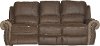 Brown Microfiber Power Reclining Sofa - Maverik