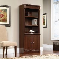 Cherry Wood Bookcase with Doors - Palladia