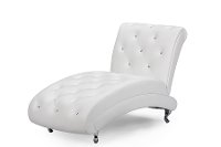 BBT5187-WHITE-CHAISE White Button-Tufted Chaise Lounge - Pease-2