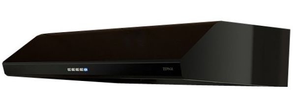 AK2536BB Zephyr 36 Inch Hurricane Under Cabinet Hood - Black-1