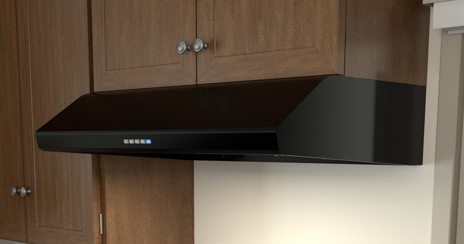 AK2536BB Zephyr 36 Inch Hurricane Under Cabinet Hood - Black-2