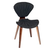 Charcoal Dining Chair - Lisa