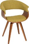 Green/ Walnut Dining Chair - Summer
