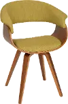 LCSUCHWAGR Green/ Walnut Dining Chair - Summer