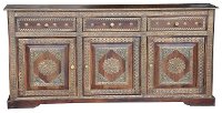 Princess Brown and Brass Sideboard