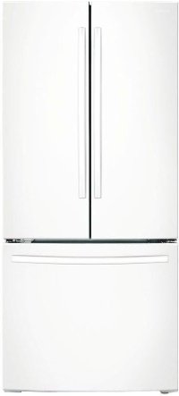 RF18HFENBWW Samsung Counter Depth French Door Refrigerator - 17.5 cu. ft., 33 Inch White