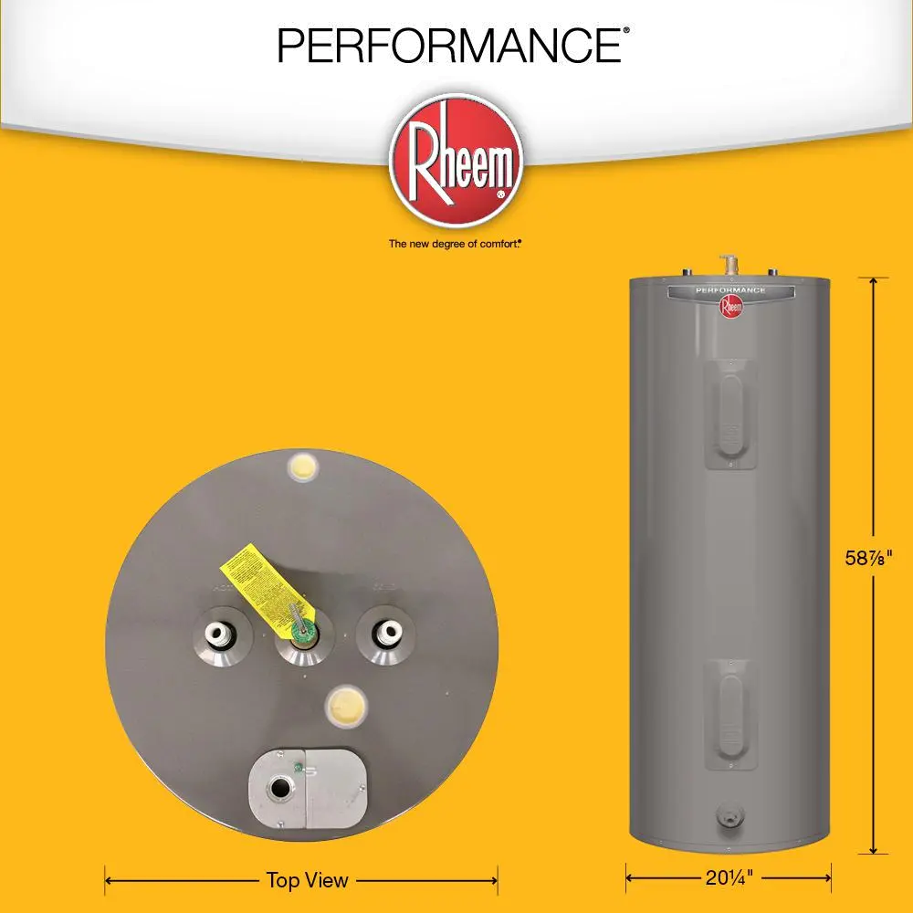 PROE50 T2 RH95 Rheem 50 Gallon Electric Water Heater-2