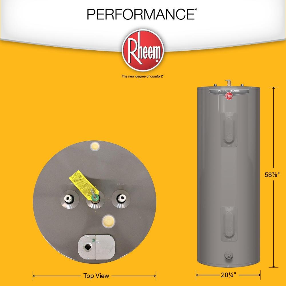 PROG50-36P RH60 Rheem 50 Gallon Propane Water Heater with 6 Year Warranty-2