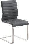 Set of 2 Gray Dining Chairs - Fusion-2
