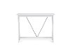 RT315-TBL-CHR/WHITE White Writing Desk & Chair Set - Cary