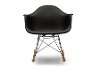 DC-311W-Black Modern Black Plastic Shell Chair - Dario-3
