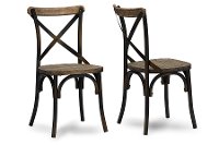 M-74541A-2 Metal Dining Chair Pair - Konstanze