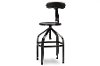 M-94137X-30-GM-BS Gun Metal Backrest Bar Stool - Architects