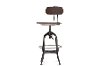 M-94144-Walnut-BS Distressed Backrest Bar Stool-2
