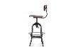 M-94144-Walnut-BS Distressed Backrest Bar Stool-3