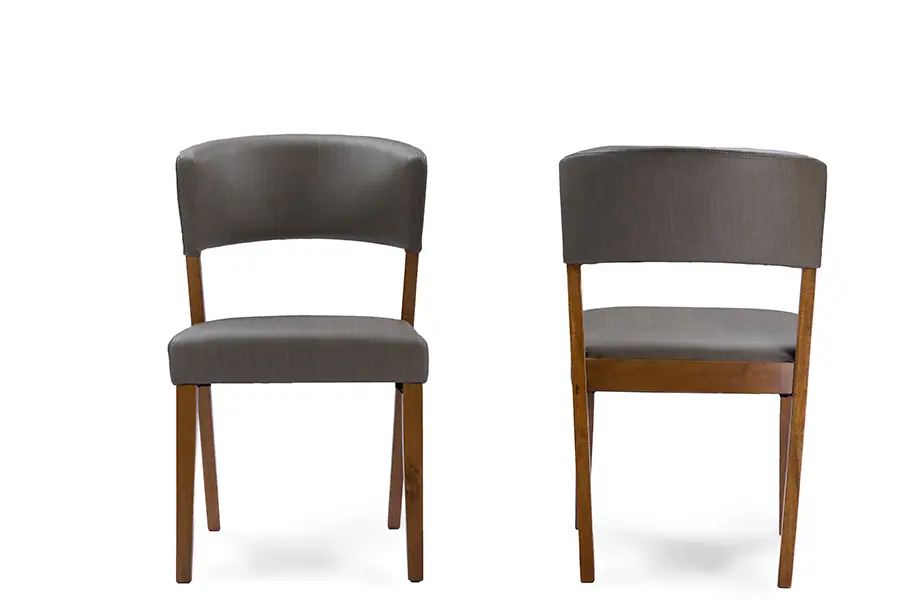 Wood Dining Chair Pair - Montreal-1