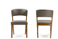 RT281-CHR-2 Wood Dining Chair Pair - Montreal-2