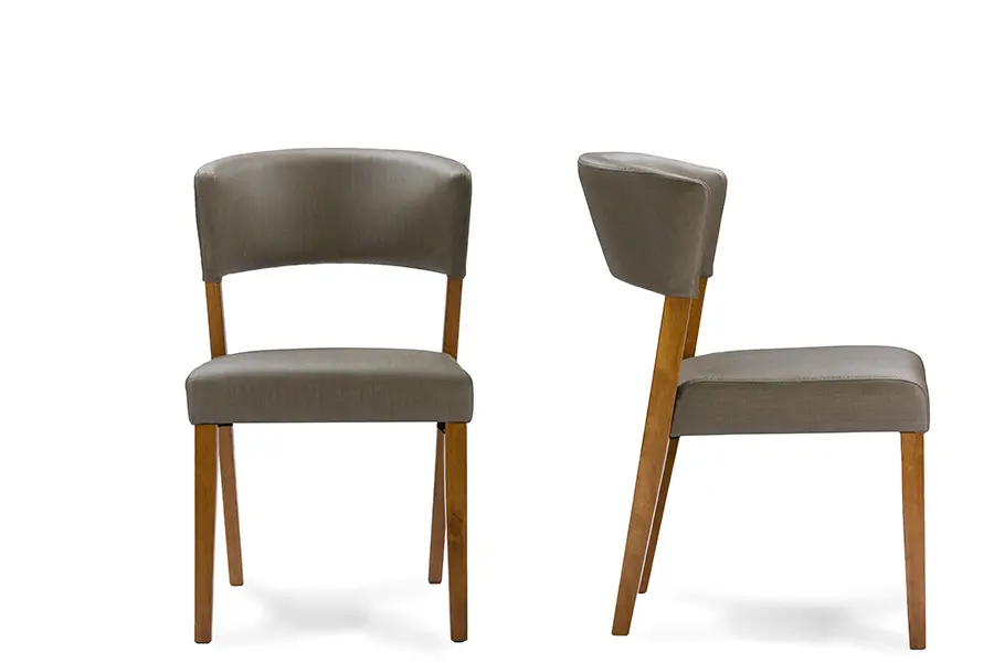 Wood Dining Chair Pair - Montreal-3